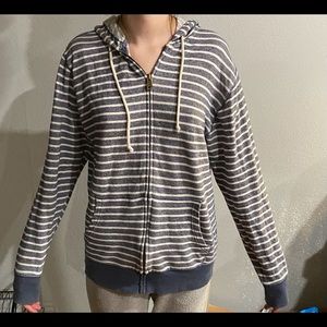 Hooded zip up jacket